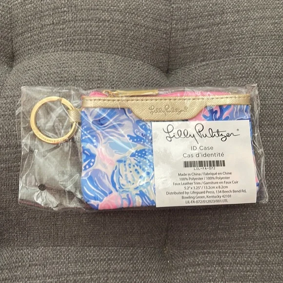 • Lilly Pulitzer • NWT • ID Case with Zipper & Key Ring - Picture 11 of 11